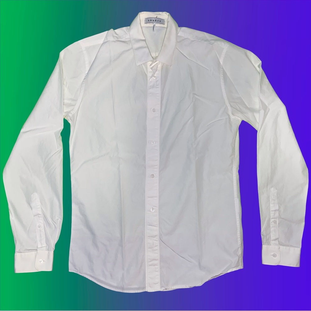 SANDRO Men's Long Sleeve Shirt